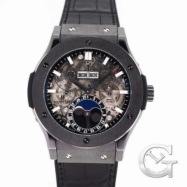 HUBLOT　クラシックフュージョン　アエロフュージョン ムーンフェイズ ブラックマジック  517.CX.0170.LR　45mm
