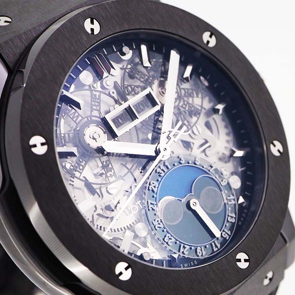 HUBLOT　クラシックフュージョン　アエロフュージョン ムーンフェイズ ブラックマジック  517.CX.0170.LR　45mm