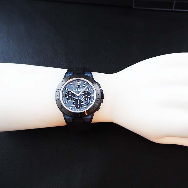 BVLGARI　ディアゴノ　マグネシウムクロノグラフ 42㎜　DG42C3SMCVDCH