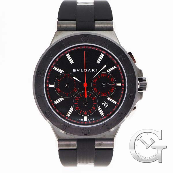 BVLGARI　ディアゴノ　ウルトラネロ　クロノグラフ 42㎜　DG42BBSCVDCH/1