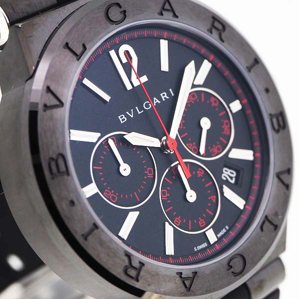 BVLGARI　ディアゴノ　ウルトラネロ　クロノグラフ 42㎜　DG42BBSCVDCH/1