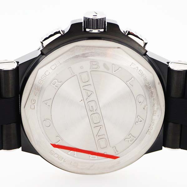BVLGARI　ディアゴノ　ウルトラネロ　クロノグラフ 42㎜　DG42BBSCVDCH/1