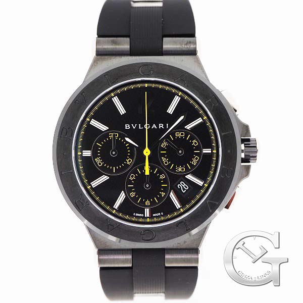 BVLGARI　ディアゴノ　ウルトラネロ　クロノグラフ 42㎜　DG42BBSCVDCH/2