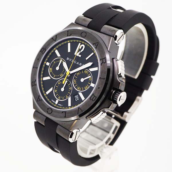 BVLGARI　ディアゴノ　ウルトラネロ　クロノグラフ 42㎜　DG42BBSCVDCH/2