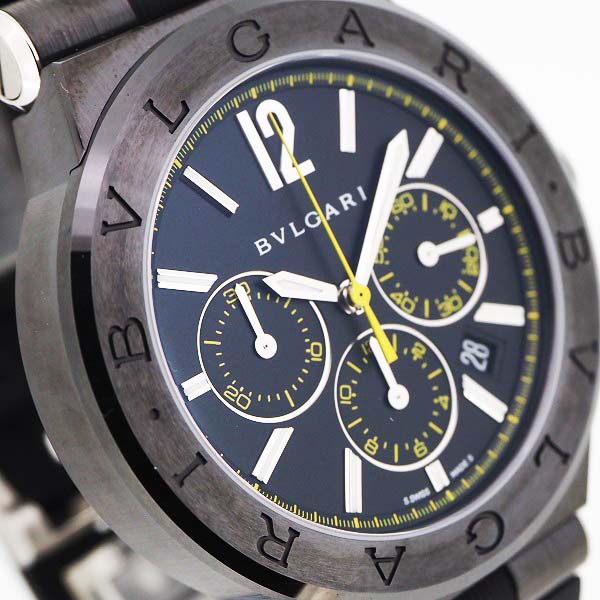 BVLGARI　ディアゴノ　ウルトラネロ　クロノグラフ 42㎜　DG42BBSCVDCH/2
