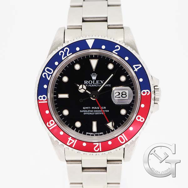 ROLEX　GMTマスター　ref.16700　※交換ベゼル（黒）付き