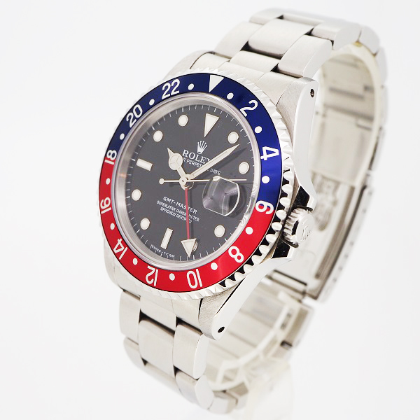ROLEX　GMTマスター　ref.16700　※交換ベゼル（黒）付き
