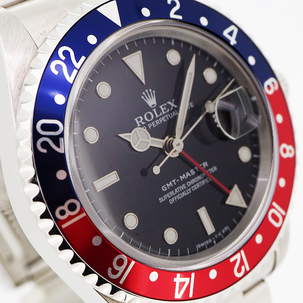 ROLEX　GMTマスター　ref.16700　※交換ベゼル（黒）付き