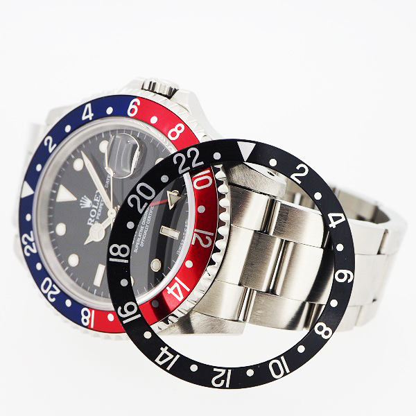ROLEX　GMTマスター　ref.16700　※交換ベゼル（黒）付き