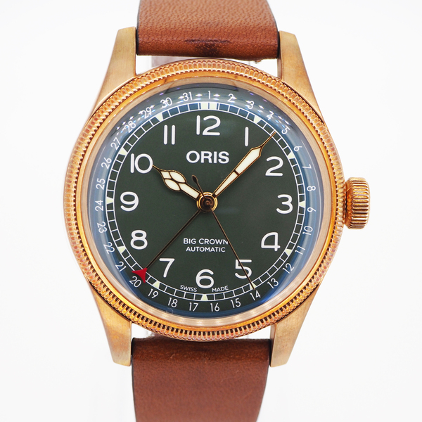 ORIS　ビッグクラウン　ブロンズ　ポインターデイト　80周年記念モデル　01 754 7741 3167-07 5 20 58BR