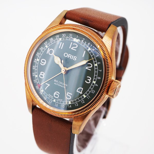 ORIS　ビッグクラウン　ブロンズ　ポインターデイト　80周年記念モデル　01 754 7741 3167-07 5 20 58BR