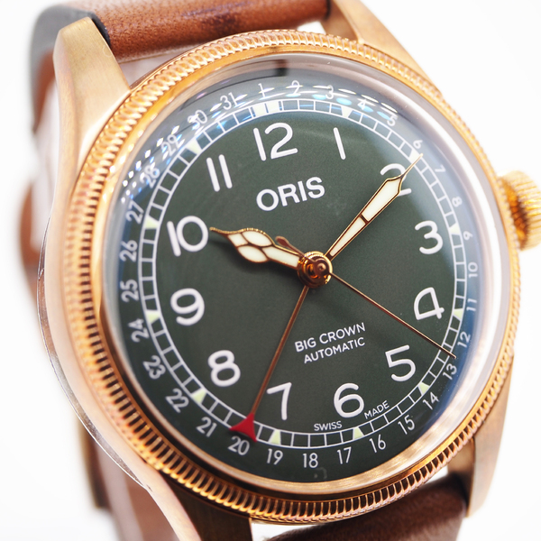 ORIS　ビッグクラウン　ブロンズ　ポインターデイト　80周年記念モデル　01 754 7741 3167-07 5 20 58BR